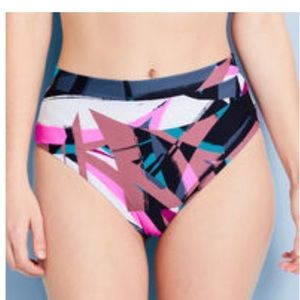 NWT high waisted bikini bottom